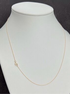 Delicate 10k Yellow Gold Cable Chain Necklace